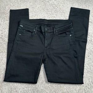 Citizens of Humanity skinny black denim jeans 28